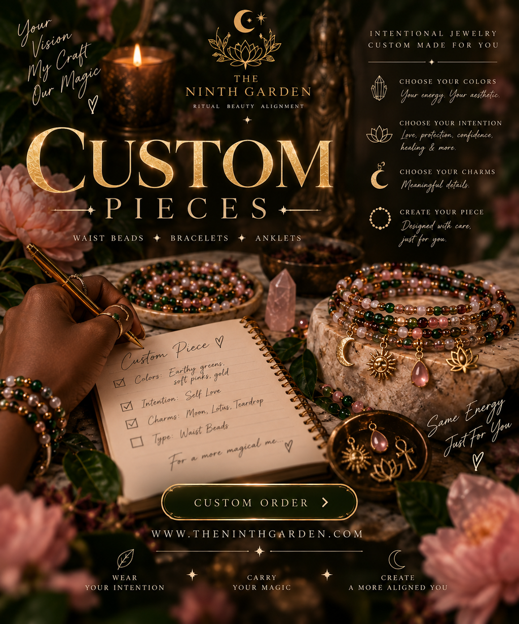 Custom Enchanted Waist Beads and Bracelets